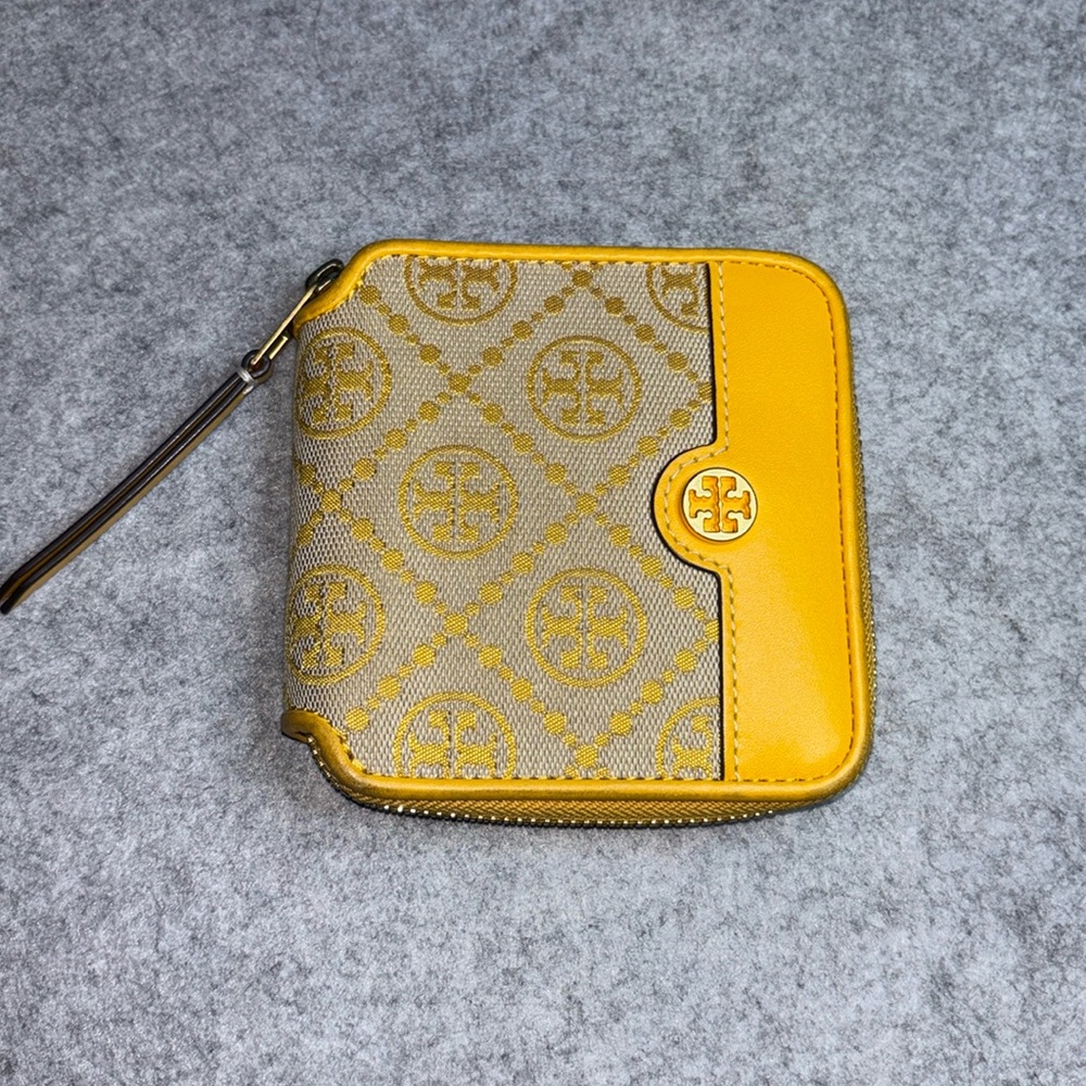 Tory Burch Yellow Wallet